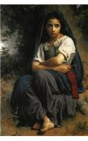 "The Little Knitter" by William-Adolphe Bouguereau - 1875: Journal (Blank / Line(Art of Life Journals)