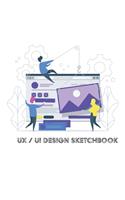 UX UI Design Sketchbook - for wireframes