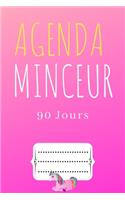 Agenda Minceur 90 Jours rose Journal à Compléter