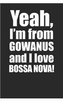 Funny Gowanus Bossa Nova Lover 120 Page Notebook Lined Journal