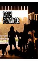Daily Planner: Barn Silhouette - Undated Daily To Do List - Makes the Perfect Gift for Any Horse Lover!