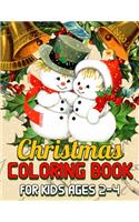Christmas Coloring Book for Kids Ages 2-4