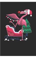 Christmas Animal - Flamingo: Small Lined Notebook - Chirstmas Gift for Kids, Women, Men Girls And Boys