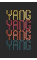 Yang 2020 Notebook - Andrew Yang Gift - Vintage Democratic Candidate 2020 Journal - 2020 Election Diary for Democratic Friends And Family