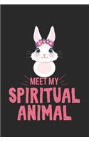 Meet my spiritual animal bunnies: Calendar, weekly planner, diary, notebook, book 105 pages in softcover. One week on one double page. For all appointments, notes and tasks that you 