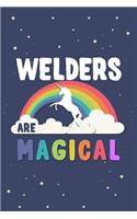 Welders Are Magical Journal Notebook: Blank Lined Ruled for Writing 6x9 110 Pages