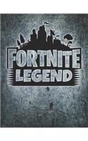 Fortnite Legend Spike Banner Journal Notebook