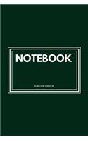 Notebook: Jungle Green: Notebook 6 X 9: Notebook 50 Sheets