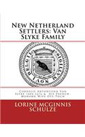 New Netherland Settlers