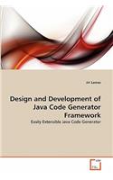 Design and Development of Java Code Generator Framework