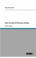 Basic Concepts of Discourse Analysis