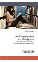 investigation into library use