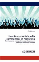 How to use social media communities in marketing
