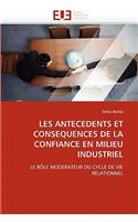 Les Antecedents Et Consequences de la Confiance En Milieu Industriel