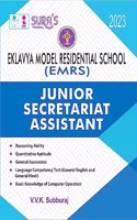 SURA`S Eklavya Model Residential School (EMRS) Junior Secretariat Assistant Exam Book Guide - English Medium 2023