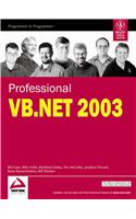 Professional Vb.Net 2003