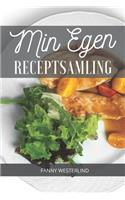 Min Egen Receptsamling: Spara dina egna recept på ett snyggt och smidigt sätt. Boken är även perfekt som födelsedagspresent, bröllopspresent eller som present för studenten
