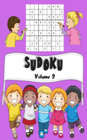 Sudoku: Volume 9 - 150 Sudoku Pour Enfants Avec Solutions - Facile - 1 Grilles Par Page- Grand Format, 8,5"x11".