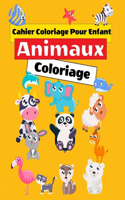 Cahier Coloriage Pour Enfant: Animaux à colorier: livres d'activités pour enfants de 2 à 4 ans, 4 à 8 ans, garçons, filles, apprentissage précoce amusant, relaxation pour ... Cah