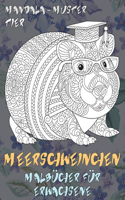 Malbücher für Erwachsene - Mandala-Muster - Tier - Meerschweinchen
