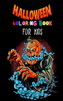 Happy halloween coloring book for kids