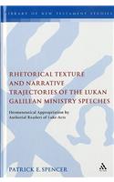 Rhetorical Texture and Narrative Trajectories of the Lukan Galilean Ministry Speeches