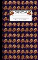 Composition: 100 pages college ruled 7.5 x 9.25 in