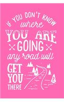 If You Don't Know Where You Are Going Any Road Will Get You There
