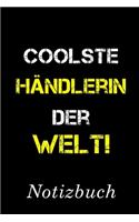 Coolste Händlerin Der Welt Notizbuch