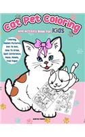 Cat Pet Coloring and Activity Book for Kids