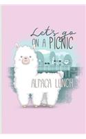 Let's Go On a Picnic Alpaca Lunch