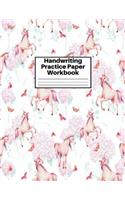 Handwriting Practice Paper Workbook