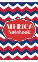 'MERICA Notebook: 4th of July Composition Notebook