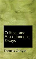 Critical and Miscellaneous Essays