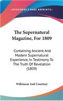 The Supernatural Magazine, for 1809
