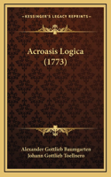 Acroasis Logica (1773)