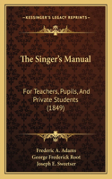 Singer's Manual