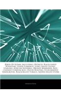 Articles on Birds of Sudan, Including: Ostrich, Black-Eared Wheatear, Lesser Flamingo, Long-Tailed Glossy-Starling, African Silverbill, Bronze Manniki