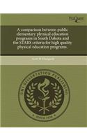 A Comparison Between Public Elementary Physical Education Programs in South Dakota and the Stars Criteria for High Quality Physical Education Progra: (English)