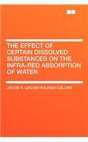 The Effect of Certain Dissolved Substances on the Infra-Red Absorption of Water