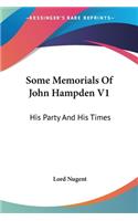 Some Memorials Of John Hampden V1