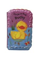Scrub-A-Dub Ducky: Bath Mitt and Bath Book Set