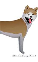 Akita Inu January Notebook Akita Inu Record, Log, Diary, Special Memories, To Do List, Academic Notepad, Scrapbook & More