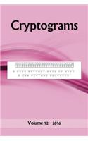 Cryptograms: Volume 12 2016: (English)