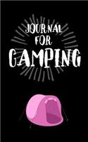 Journal For Camping