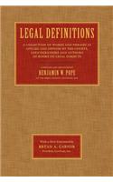 Legal Definitions
