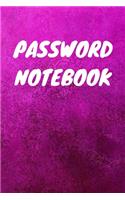 Password Book Notebook