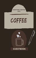 Coffee Shop Guestbook - Cafe Guestbook - Coffee Shop Accessories