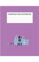 Composition notebook: Ruled (8.5 x 11 in), 110 Pages: Diary Book For Girl, Journal Notebook For Kids, Writing Journal Lined, Cute Pets green (8.5 x 11 in), 110 Pages(12 Cute Composition Notebook Red)