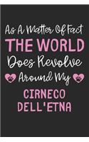 As A Matter Of Fact The World Does Revolve Around My Cirneco dell'Etna